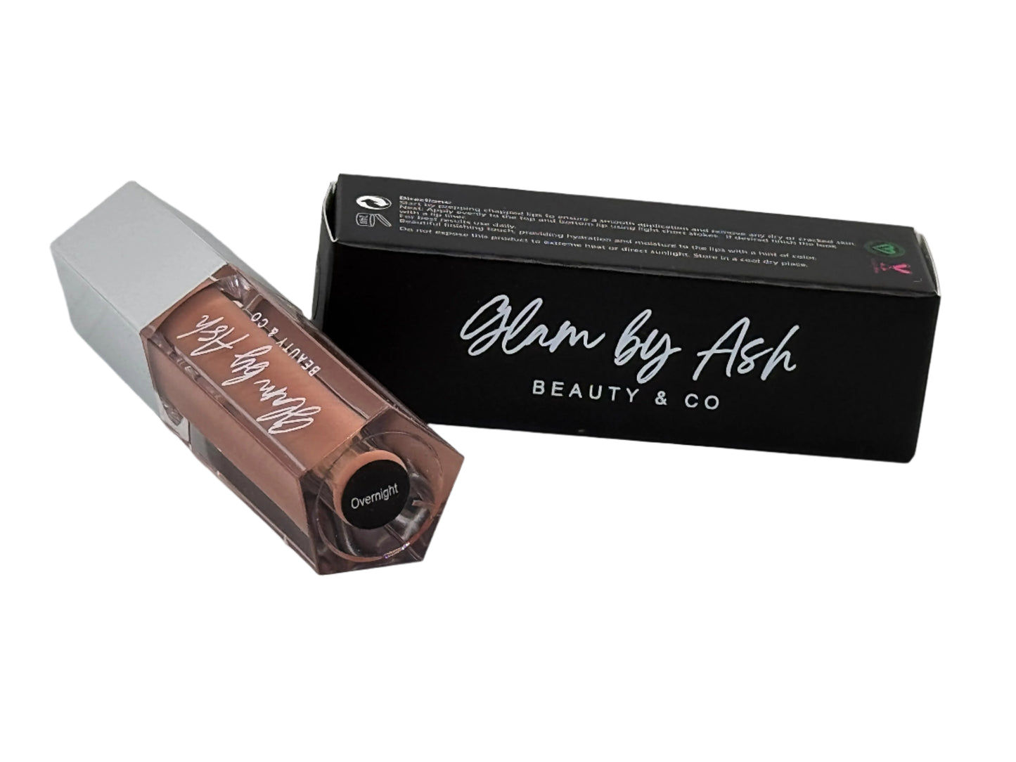 “Overnight” Lipgloss- Pigmented Warm Nude Lip Gloss