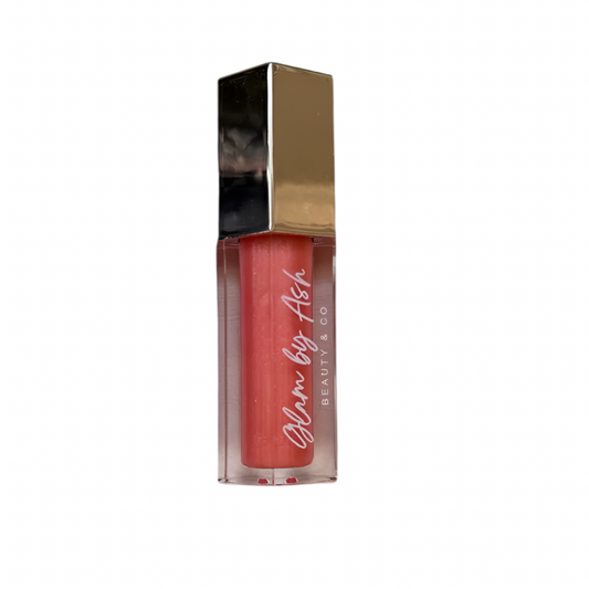 “Goal Digger” Sheer Light Pink Lip Gloss with Sparkle