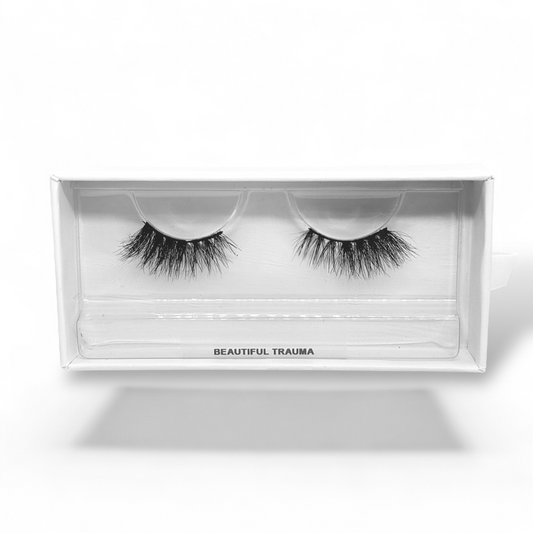 "Beautiful Trauma" False Lash-- Medium Cat Eye with Full Outer Corner
